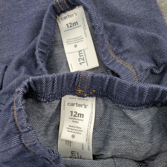 Carter's Bundle of 6 Baby Girl Items Size 12 Months Pre-Owned - Picture 6 of 8